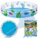 Детски надуваем басейн, 152x30 см, Bestway 51004 Sea Life