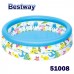 Басейн надуваем, детски, 100x25 см, Bestway 51008 Ocean Life