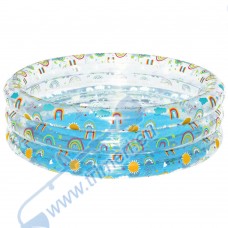 Детски надуваем басейн Bestway 51048 Rainbow Splash Play Pool 170x53 см