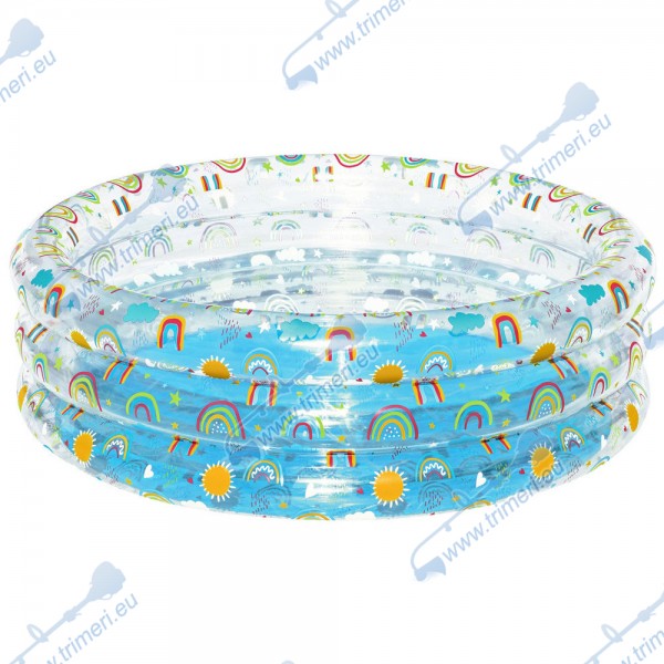 Детски надуваем басейн Bestway 51048 Rainbow Splash Play Pool 170x53 см