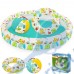 Басейн детски, надуваем,122x20 см, Bestway 51124, с топка и пояс