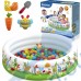 Басейн детски 102x25 см, Bestway 52466 Sprouts & Spring Ball Pit, с 50 цветни топки