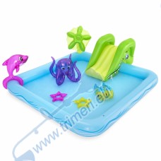 Надуваем детски игрален център Аквариум, 239 x 206 x 86 см, Bestway 53052