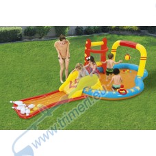 Надуваем детски игрален център Игрище, 435 х 117 х 213 см, Bestway 53068