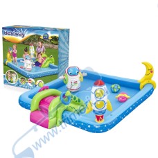 Надуваем детски игрален център Галактика, 228 x 206 x 84 см, Bestway 53126 