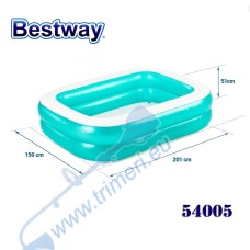 Басейн надуваем, детски, 201x150x51см, Bestway 54005