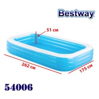 Басейн надуваем, детски, 262x175x51см, Bestway 54006