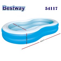 Басейн надуваем детски, 262x157x46см, Bestway 54117 Big Lagoon
