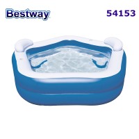 Детски надуваем басейн 213x206x69см, Bestway 54153, със седалки, 575 литра
