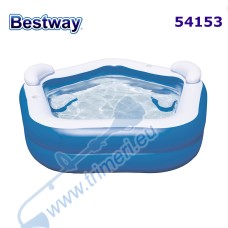 Детски надуваем басейн 213x206x69см, Bestway 54153, със седалки, 575 литра