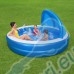 Надуваем басейн със сенник и седалка, 241x140 см, Bestway 54337 Summer Days