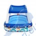 Детски надуваем басейн със сенник 213x155x132 см, Bestway 54370 Sea Captain