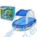 Детски надуваем басейн със сенник 213x155x132 см, Bestway 54370 Sea Captain