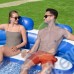 Басейн надуваем, 231x219x79 см, Bestway 54422 Splash Paradise, със седалка, облегалки и поставки за чаши