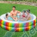 Детски надуваем басейн, 206x51 см, Bestway 54443 Rainbow Dreams, с поставки за чаши