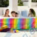 Детски надуваем басейн, 206x51 см, Bestway 54443 Rainbow Dreams, с поставки за чаши