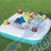 Надуваем басейн, 218x218x48 см, Bestway 54446 Sipping Summer, с масичка и поставки за чаши