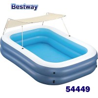 Надуваем басейн 254x178x140 см, Bestway 54449 Summer Bliss, със сенник