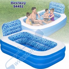 Басейн надуваем, 229x152x96 см, Bestway 54451 Waterfall Oasis Sprikler, вградена пръскалка