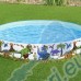 Басейн детски, кръгъл, твърд борд, 244x46 см, Bestway 55001 Dinosaur Fill'N Fun