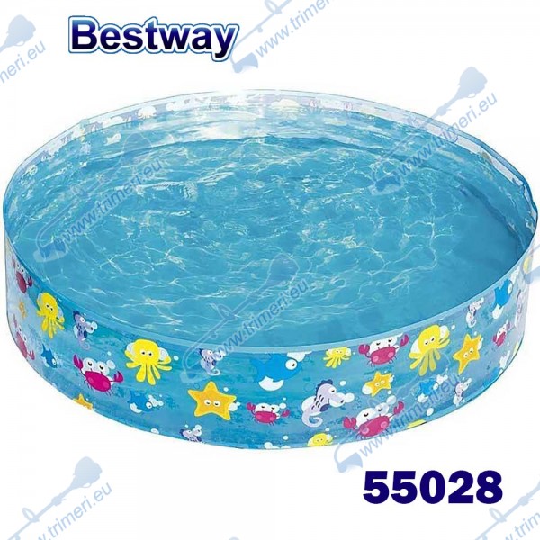 Детски басейн,122x25 см, Bestway 55028 Fill-N-Fun