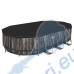 Басейн с мет. конструкция Bestway 5611R Power Steel, 610x366x122см, с филтър, стълба, покривало и диспенсър