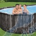 Басейн с мет. конструкция Bestway 5611T Power Steel, 732x366x122см, с филтър, стълба, покривало и диспенсър