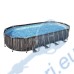 Басейн с мет. конструкция Bestway 5611T Power Steel, 732x366x122см, с филтър, стълба, покривало и диспенсър