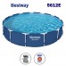 Басейн с мет. конструкция 396x84см., с филтърна помпа, Bestway 5612E Steel Pro