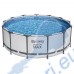 Басейн с метална конструкция, Bestway 5618W Steel Pro Max,  396x122см, с филтърна помпа, стълба и покривало