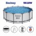 Басейн с метална конструкция, Bestway 5618W Steel Pro Max,  396x122см, с филтърна помпа, стълба и покривало