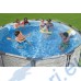 Басейн с метална конструкция, шарка камък, 427x122см, Bestway 5619D Steel Pro Max, с филтърна помпа, стълба и покривало