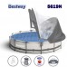 Басейн с мет. конструкция и сенник, Bestway 5619N Steel Pro, 366x100см, с филтърна помпа и стълба