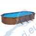 Басейн с метална конструкция, овален, Bestway 561CW Hydrium, 730x360x130см, с филтърна помпа, стълба, подложка, покривало и диспенсър