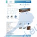 Басейн с метална конструкция, овален, Bestway 561CW Hydrium, 730x360x130см, с филтърна помпа, стълба, подложка, покривало и диспенсър