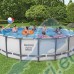 Басейн с метална конструкция, кръгъл, Bestway 561FM Steel Pro Max, 610x132см, с филтърна помпа, стълба и покривало