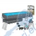 Сглобяем басейн с конструкция Bestway 561KG APX 365™, 732x366x132см, с филтърна помпа, стълба, покривало