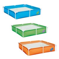 Сглобяем детски басейн с мет. конструкция в 3 цвята, Bestway 56217 Steel Pro, 122x122x30.5см