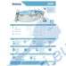 Басейн с твърди страници Bestway 56369 Hydrium, 610x360x120см, с филтър, стълба, подложка, покривало и диспенсър