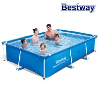 Басейн с метална конструкция сглобяем, Bestway 56403 Steel Splash Jr. Frame Pro, 259x170x61см
