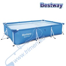 Басейн с метална конструкция сглобяем, 300x201x66см, Bestway 56404 Steel Pro