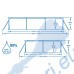 Басейн с метална конструкция сглобяем, 300x201x66см, Bestway 56404 Steel Pro