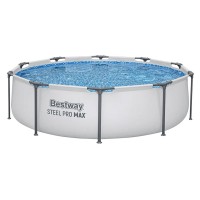 Сглобяем бБасейн с метална конструкция Bestway 56406 Steel Pro Max 305x76см, 4678 л
