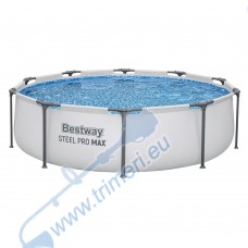 Сглобяем бБасейн с метална конструкция Bestway 56406 Steel Pro Max 305x76см, 4678 л