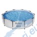 Басейн с мет. конструкция, семеен, сглобяем, 305x76см, Bestway 56408 Steel Pro Max, с филтърна помпа