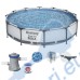 Басейн сглобяем с мет. конструкция и филтърна помпа Bestway 56416 Steel Pro Max, 366x76см Басейн сглобяем с мет. конструкция и филтърна помпа Bestway 56416 Steel Pro Max, 366x76см