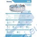 Басейн с мет. конструкция Bestway 56427 Power Steel, 549x132см, с филтър, стълба, подложка и покривало