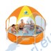 Басейн детски сглобяем Bestway 56432 Steel Pro, 244x51см, с мет. конструкция с покривало тип сенник
