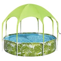 Сглобяем детски басейн Bestway 56432 Steel Pro, 244x51см - със сенник
