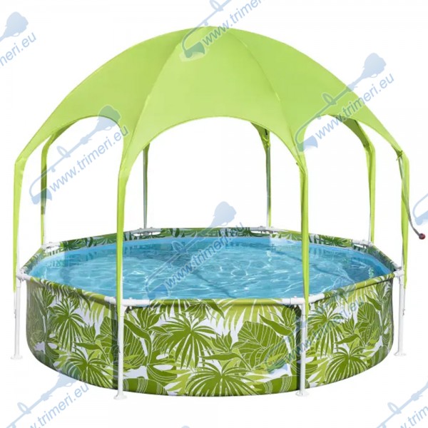 Сглобяем детски басейн Bestway 56432 Steel Pro, 244x51см - със сенник